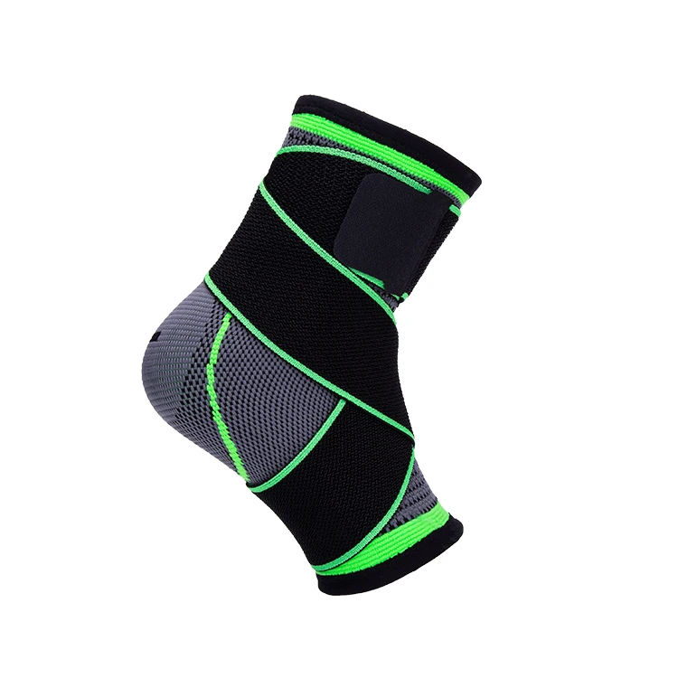 

Ankle Brace With Adjustable Straps Ankle Support For Basketball Football Baseball, Green, customized