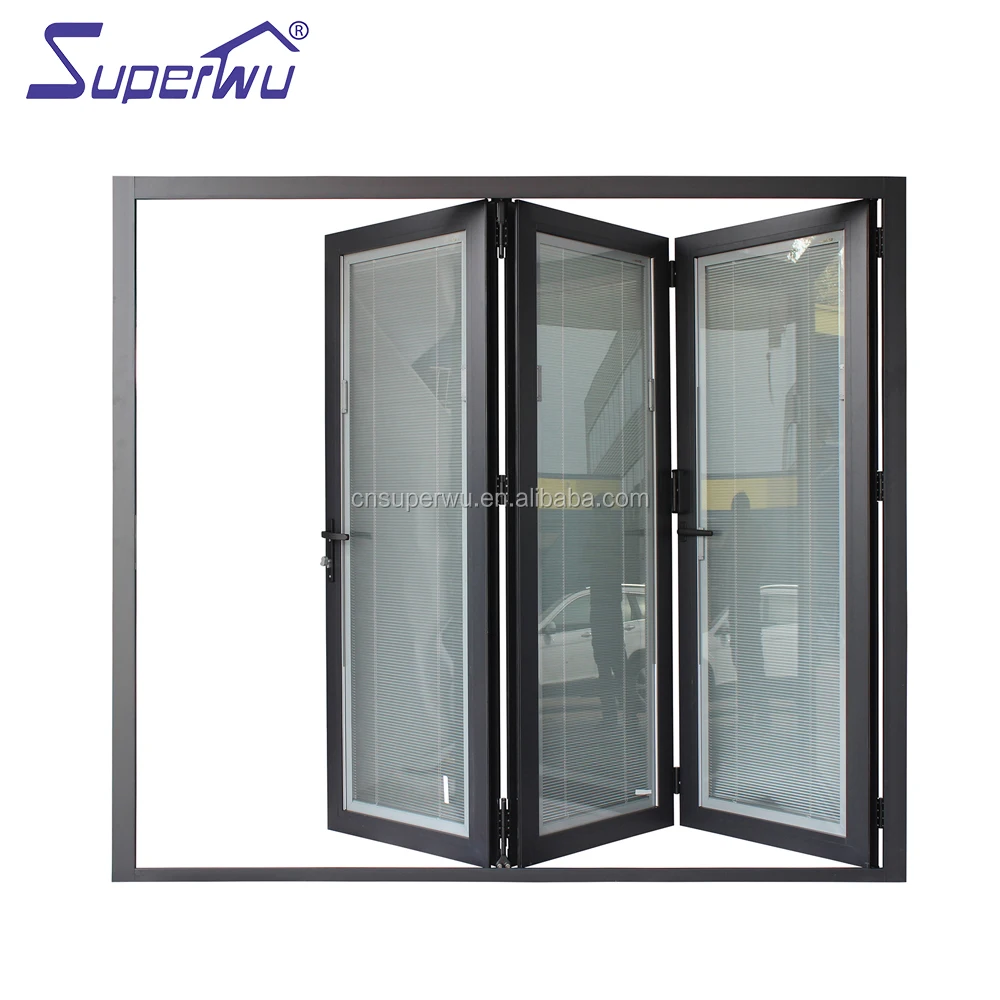 10 Year Warranty China Aluminum Balcony Glass Folding Door Manufacture