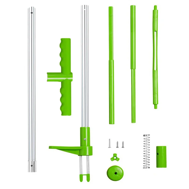 

Durable 3 Claws Portable Long Handled Weeder manual stand up Garden Lawn Weeder Root Multifunctional weeder, Green