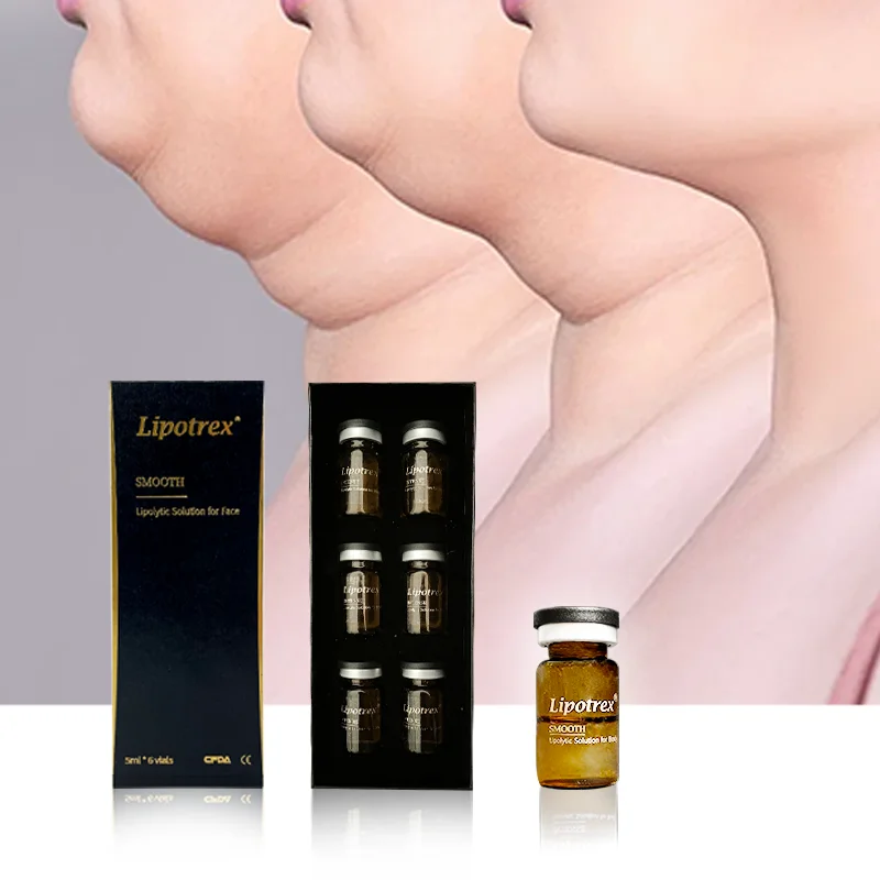 

Lipotrex CE marked fat dissolving injection smooth slimming weight loss lipolytic lipolysis solution fat reduction injection, Transparent