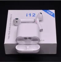 

High quality I12 TWS Earbuds In Ears Wireless Double Earphones Twins Stereo Music Headset