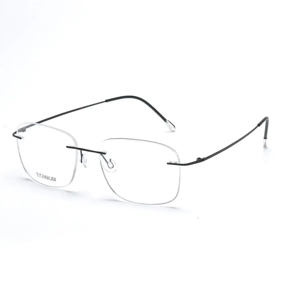 

Jheyewear B titanium rimless glasses frames ultralight optical frames, Multi colors