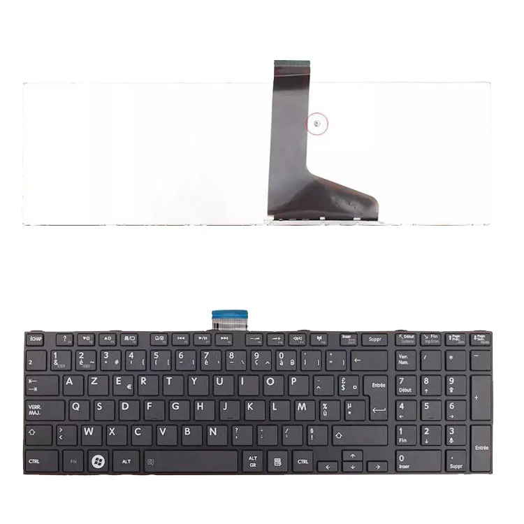 

HK-HHT keyboard for Toshiba Satellite Pro C850 C855 C850D C870 L850 L855 FR KEYBOARD Black