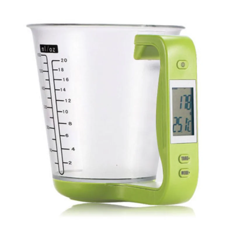 

H948 Kitchen Milk Powder Digital Beaker Libra Electronic Scale Tool Multi Color Functional LCD Display Electric Measuring Cup, Multi colour