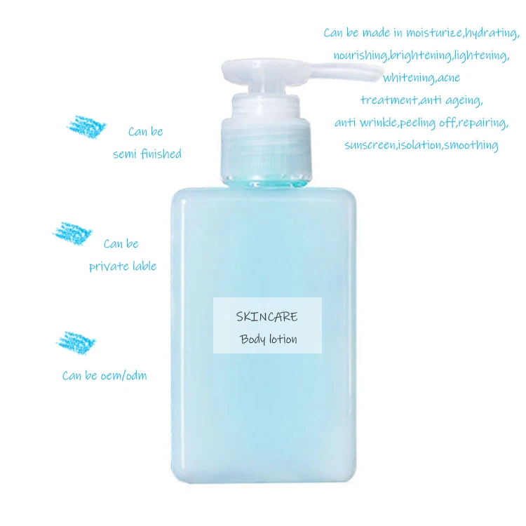 
Semi finished skincare aloe vera hydrating marine fragrance body lotion 