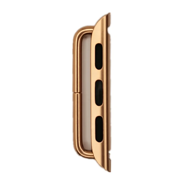 

Accessory connector adapter is suitable for Apple watch 44mm / 42mm 40mm / 38mm stainless steel metal accessory watch6 / 5 / 4 /, Black/silver/gold/rose gold