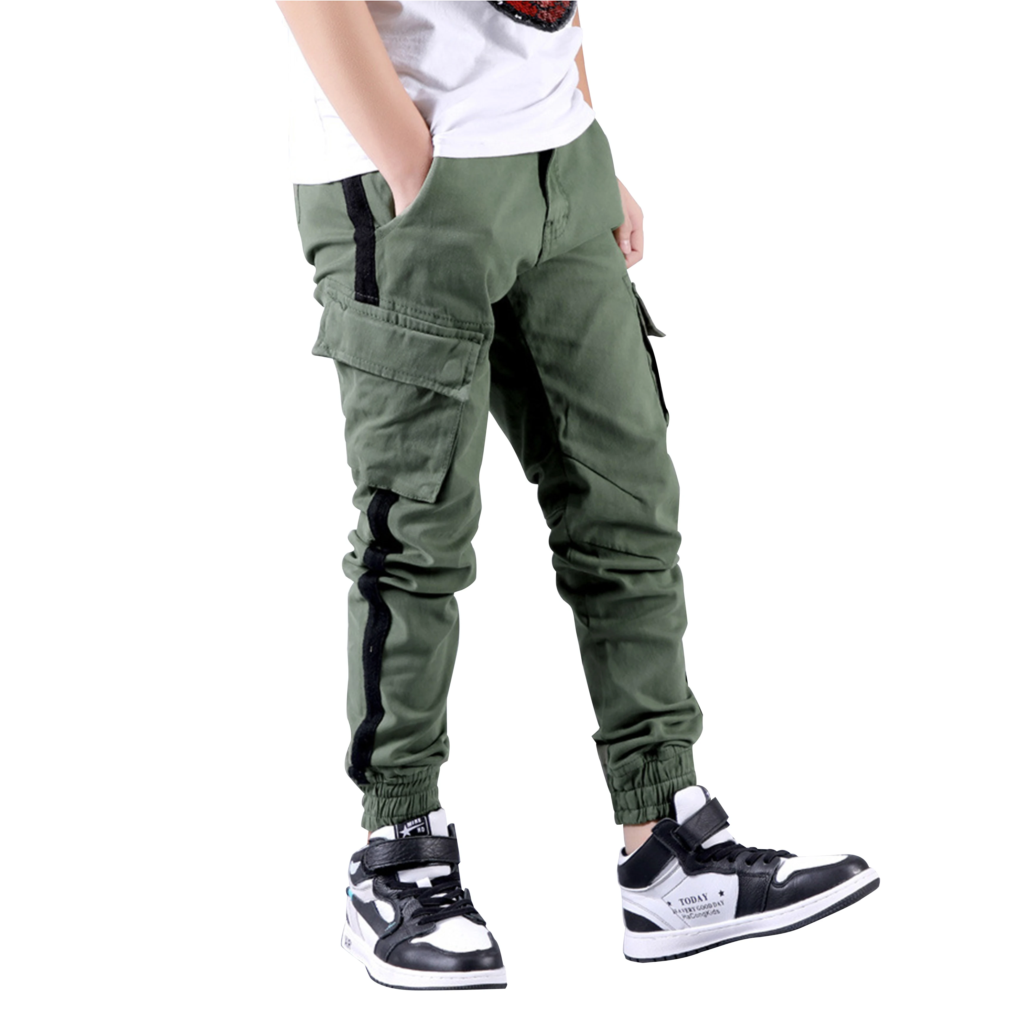 

Wholesale Custom Design Children Pants Cotton Kid Boys Pant Western OEM Customized Style Pcs Color Small Accept Weight Material