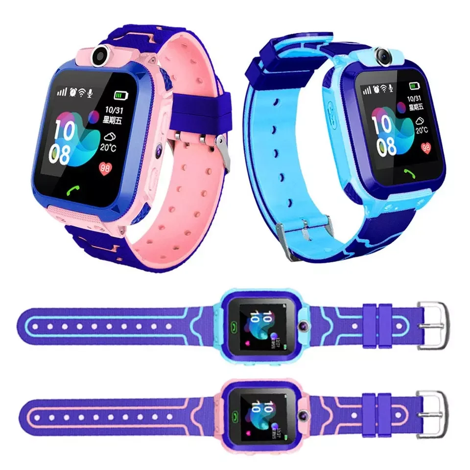 

Free Sample Camera IP68 Waterproof GPS SmartWatch Reloj Inteligente Bracelet IOS Android Kids Q12 Children's Smart Watch