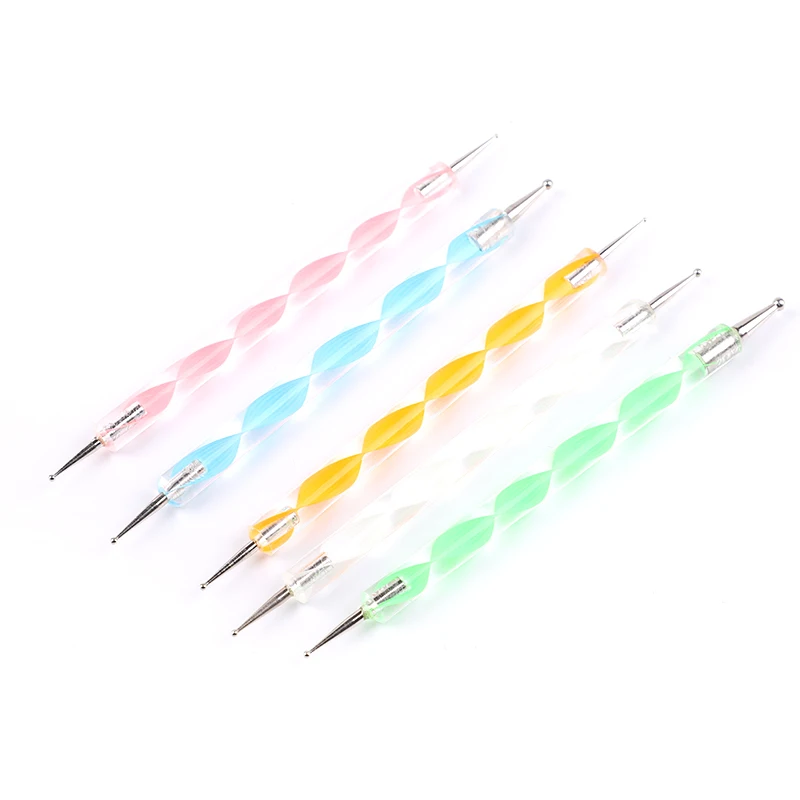 

Nail Art Brush Dotting Pen Line Drawing Painting UV Gel Polish Design Acrylic Powder Manicure Accessory Tools Supply, Pictures showed