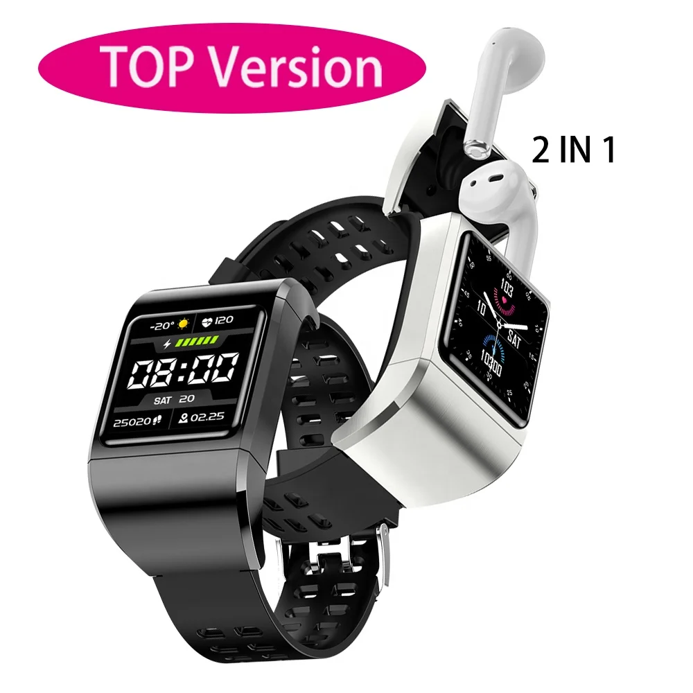 

Sport Bracelet Pro 13 Max 2 in 1 Air 2 Z36 T500 M26 Puls W26+ Wireless Earbuds With Series 7 Smart Watch Headset TWS Earphones