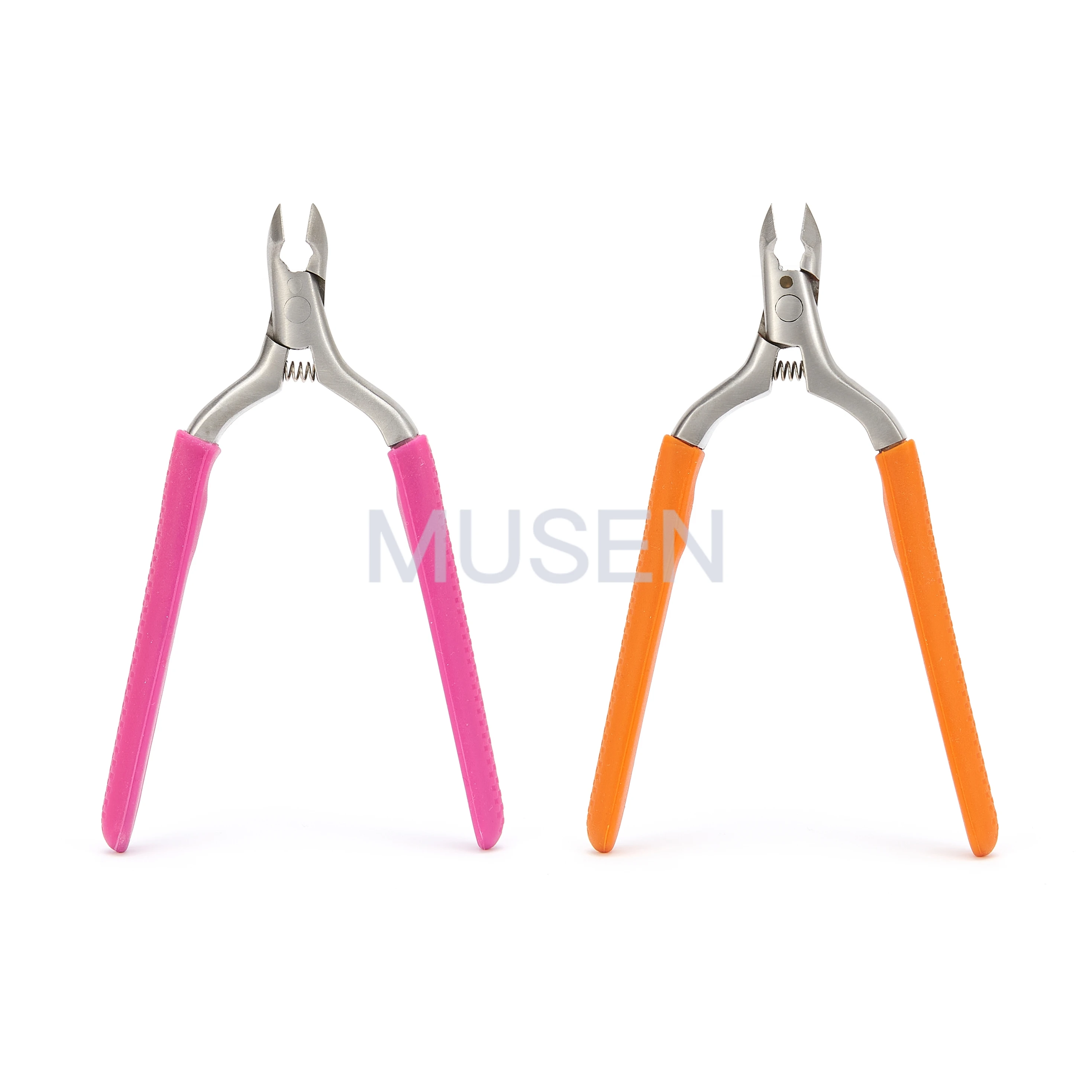 

hot selling stainless steel nail nipper sharp and durable manicure tools, Pink