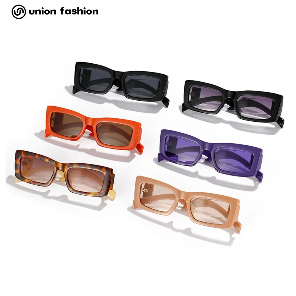 

Hot Selling Small Square Frame Stitching Color Fashion Sunglasses 2022 Women Men