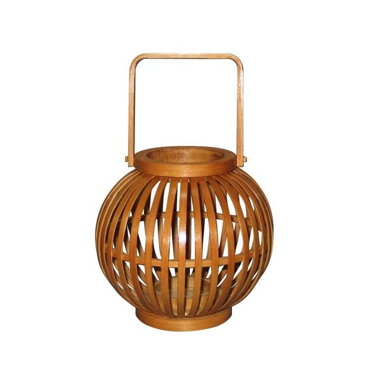 
bamboo candle holder 