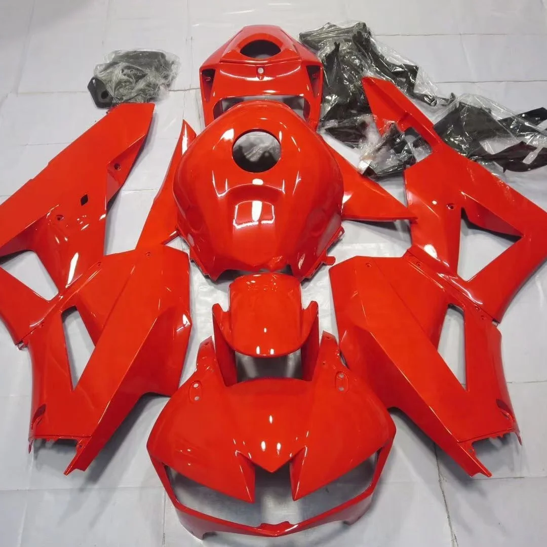 

2022 WHSC Motorcycle Accessories For HONDA CBR600 2013-2014 ABS Plastic Fairing Kits Red, Pictures shown