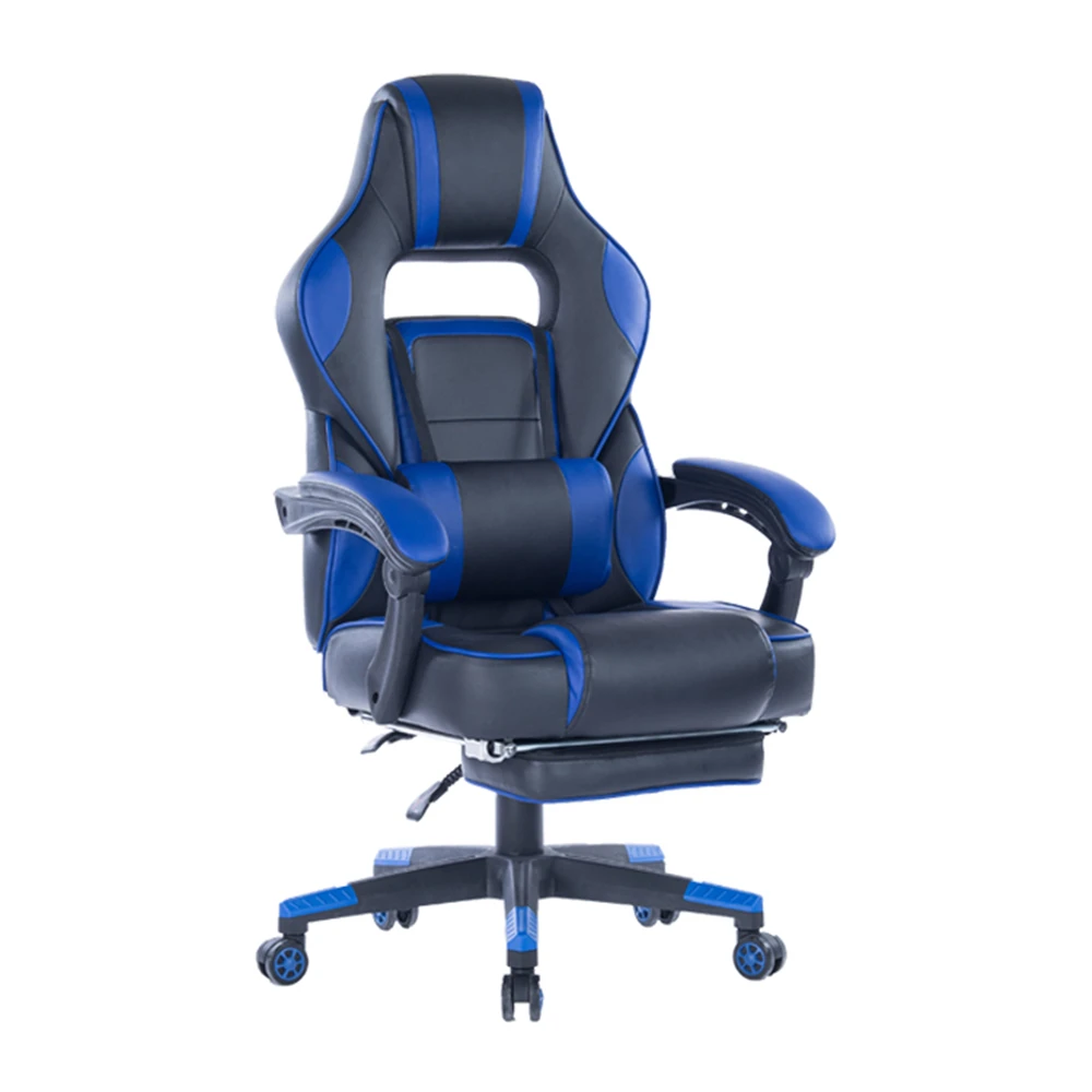 

9015 Gaming Chair Racing Office Computer Chair Ergonomic with Massage Black&Blue