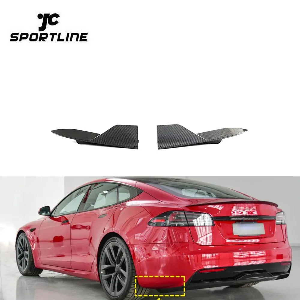 

Factory Made Car Carbon Splitter for Tesla Model S Plaid 2021-2023 JC style