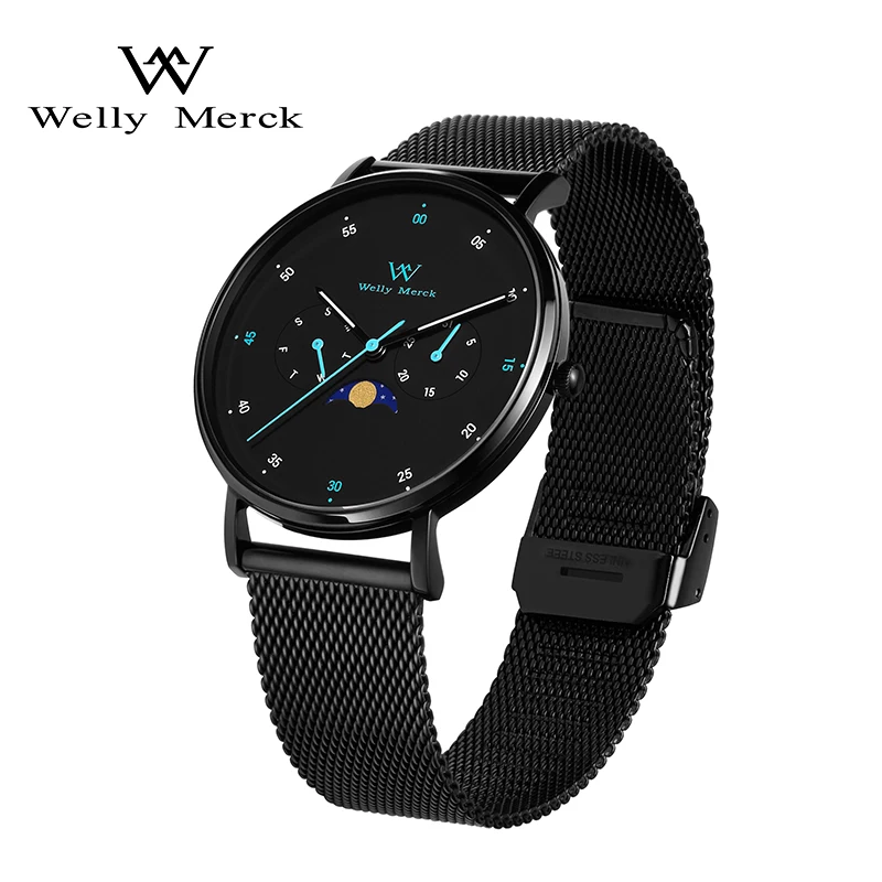

Oem Fashion Steel Mesh Simple Style Unisex Quartz Watch Custom Logo Brand