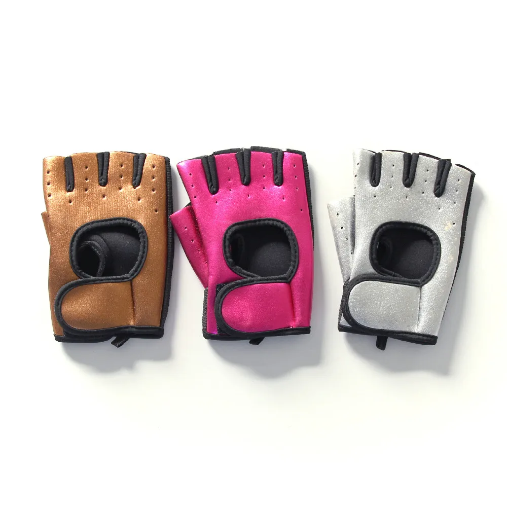 
Fitness training diving material shining, weight lifting protection palm five finger g loves 