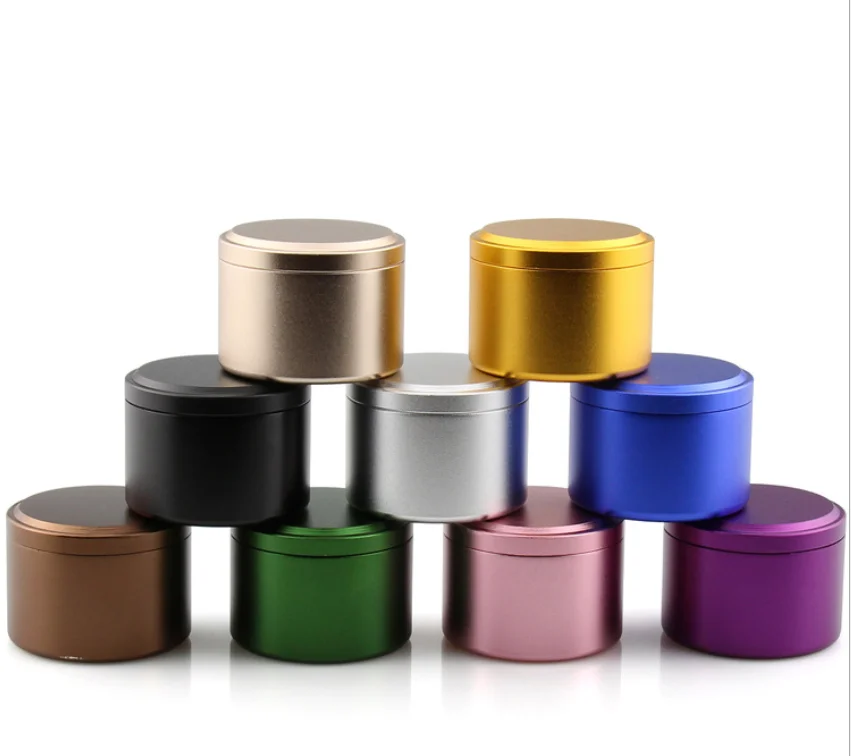 Factory Supplier Custom Green Air Tight Round Tall Tea Metal Tin Can