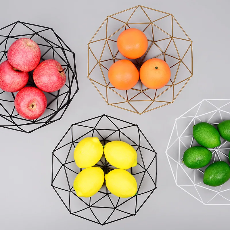 

Factory Direct Sale Metal Fruit Basket Household Food Snacks Storage Bowl In Yiw China