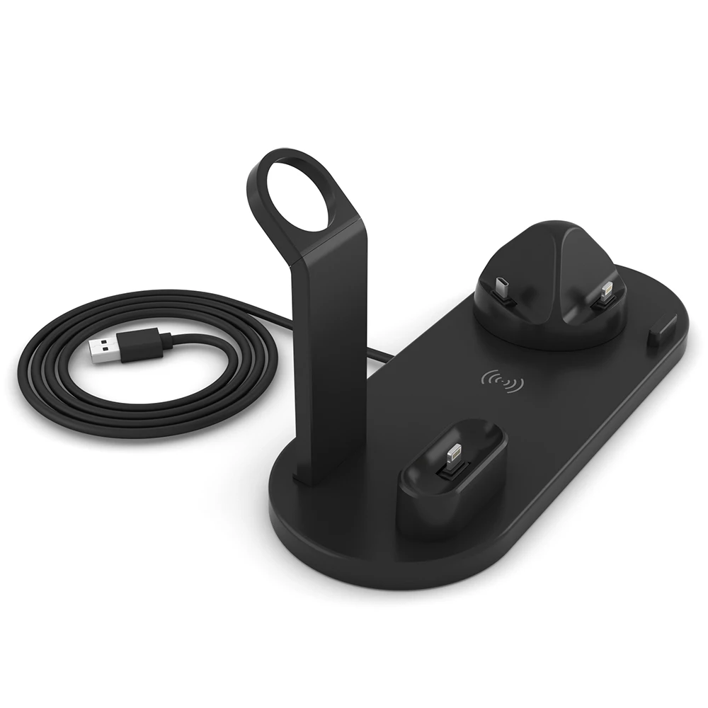 

New Products Earphone Watch Cell Phone Wireless Charging Station Qi Standard 3 in 1 Wireless Charger for iPhone for Airpods