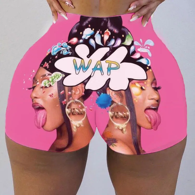 

New Style Fashion women's shorts workout high waist women short, Customized colors