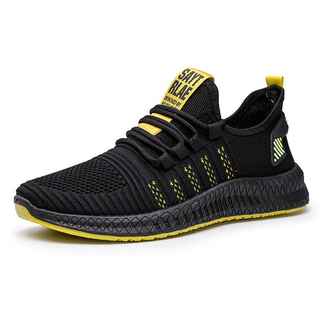 

Fashion Fly Weave Upper Sport Shoes Men Sport Running Men Sneakers Mens Casual Shoes