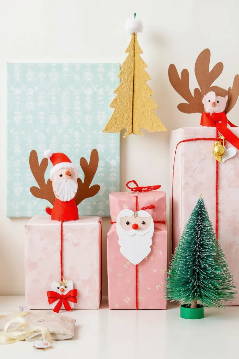 Handmade Wooden Gift Tag with Names