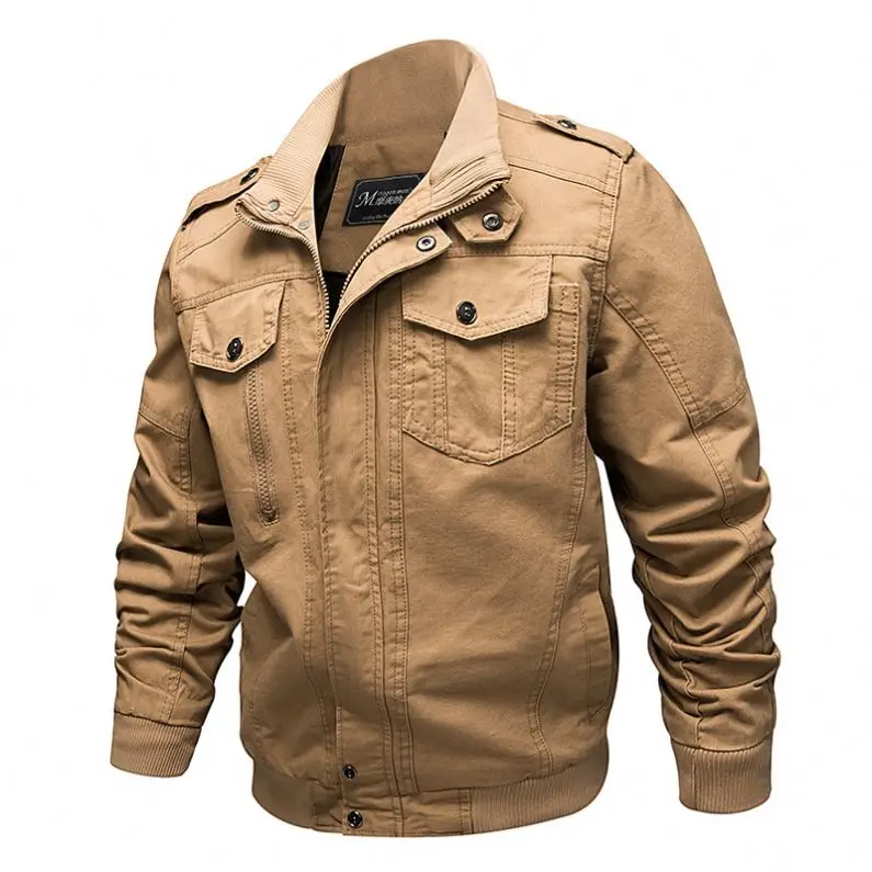

Amazon Quality Men's Winter Military Jacket Large Size Outdoor Jacket, Khaki,army green,black