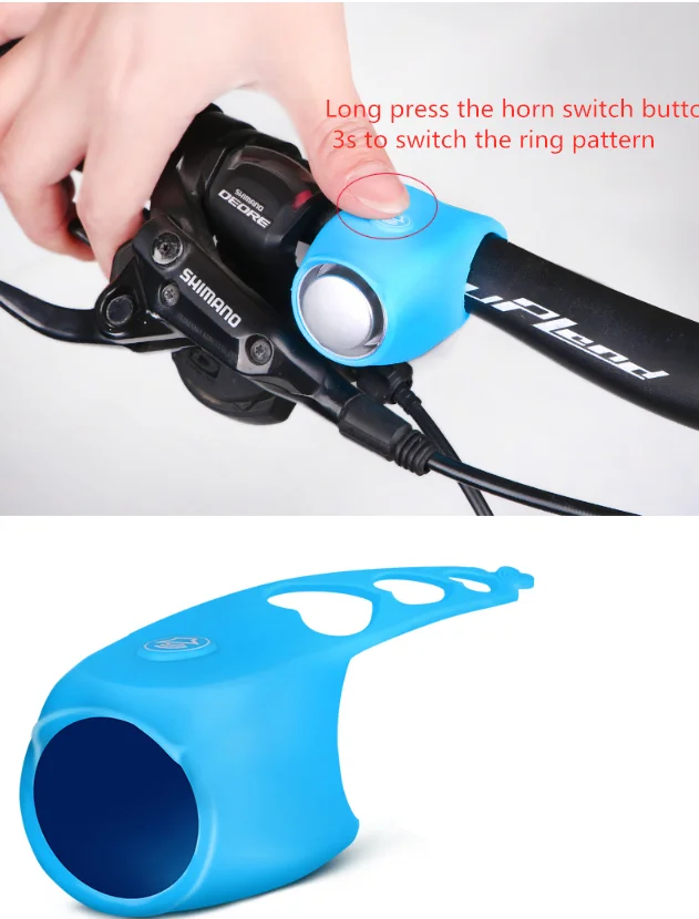 Novelty Electric Horn For Mountain Bike Bell Super Sound Car Bell Steel