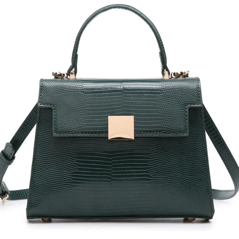 

2020 Lizard Pattern Leather Large Tote Bag Fashion Lady Top Handle Bag Elegant Lady Purse Handbag