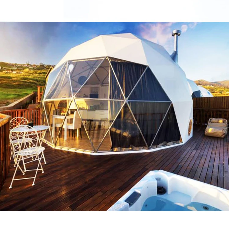 

ShenBao Factory price outdoor 6m transparent garden igloo geodesic dome tent for hotel