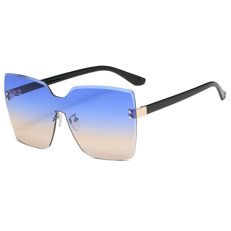 

MJ-0243 The New Fashion Black Adult Crystal Vintage Frameless Sunglasses Fashion