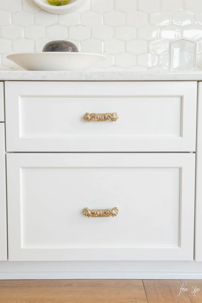 Ornate Crystal Cabinet Knob