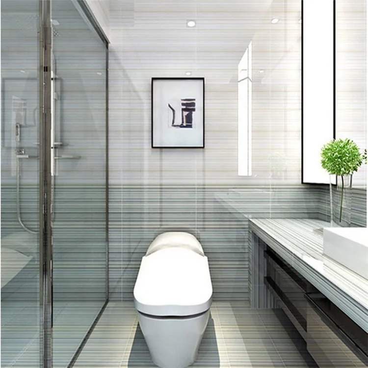 Bathroom Tiles Toilet Bathroom Kitchen Wall  300X600 Line Striped Porcelain Non-Slip Glazed Floor Tiles