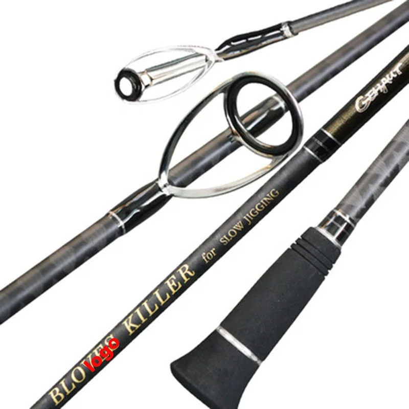 ToMyo 6'6Ft 1Section Slow Pitch Jigging Rod Toray Carbon Fiber Fishing