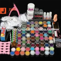 

Professional Nail Art Set 78 Colors Acrylic Liquid Glitter UV Powder Dipping File Brush Tips Tools NK015