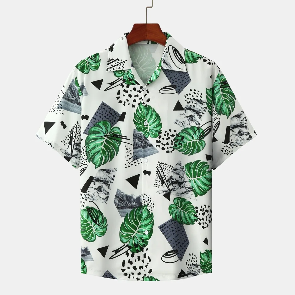 

Factory Wholesale Cheap Men Casual Hawaii Beach Shirts