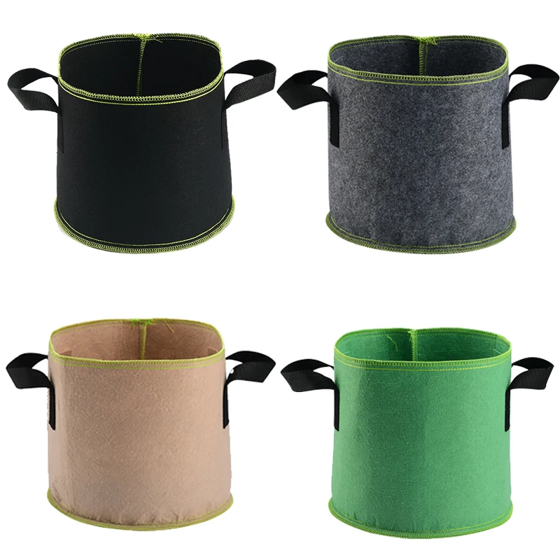 

hdpe fabric for grow bags eco-friendly non woven fabric 40 gallon pots wholesale flower pots, Customized color