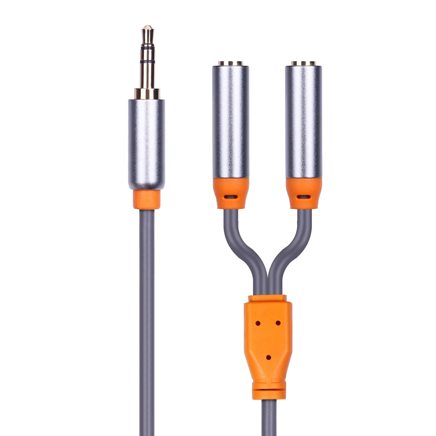 

Headphone Splitter Cable, 3.5mm Y Audio Jack Splitter Extension Cable 3.5mm Male to 2 Port 3.5mm Female, Customer's requirement