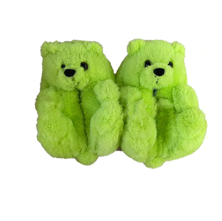 

Wholesale In Bulk  Fit All Girls Teddy Bear Baby Slipper