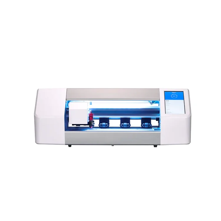 

mobile phone glass hydrogel film screen protector Plotter back sticker laser die cut cutting making machine