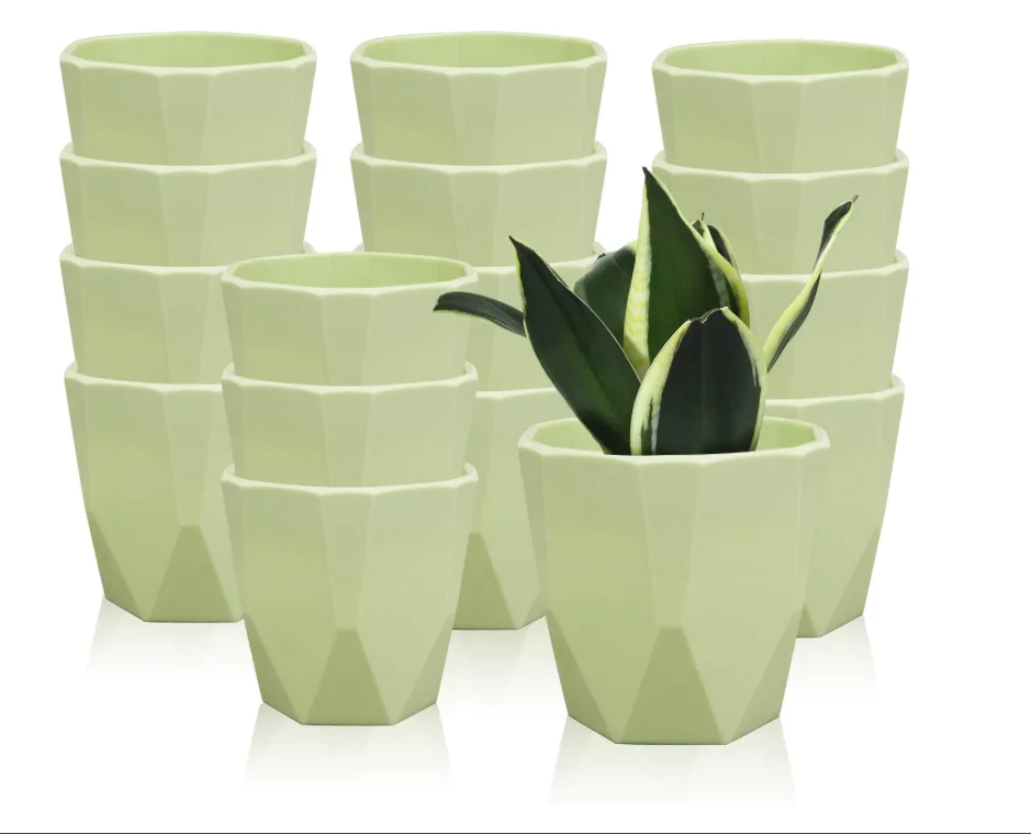 

Flower Pots Drinage Indoor Plant Pots Outdoor Garden Planter Container Modern Succulent Herb Plants