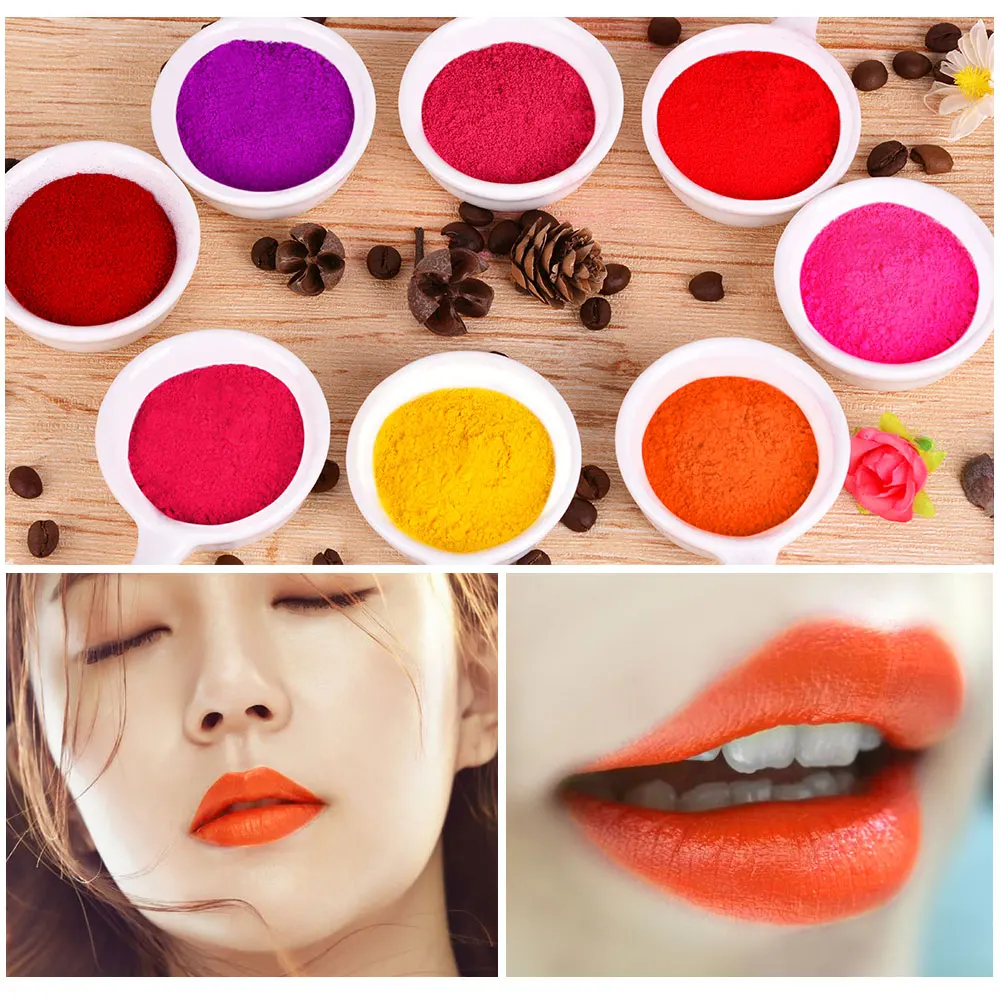 

1-40 Diy Raw Materials pigment Fine Texture Color Lipgloss Lipstick Pigment Powder For Lip Gloss