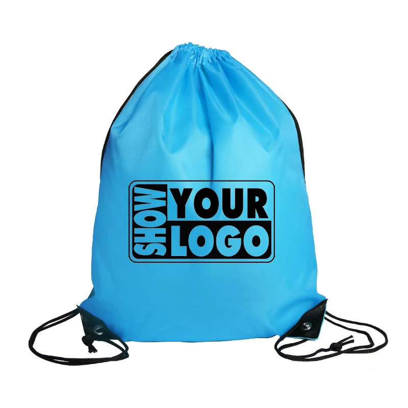 

Custom printing 210D draw string bag ,personalized logo customized draw string bag with small quantities