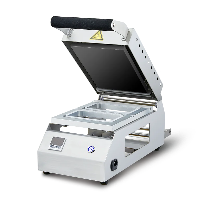 Stainless Steel Food Meat Manual Tray Sealer Meal Tray Sealing Machine