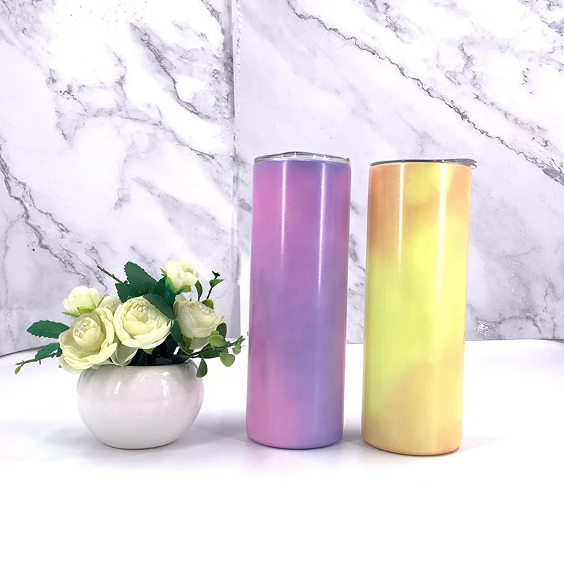 

Fast delivery 20oz temperature sensing sublimation tumbler stainless steel magic color changing tumbler