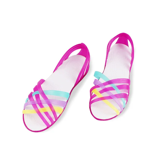 rainbow summer shoes