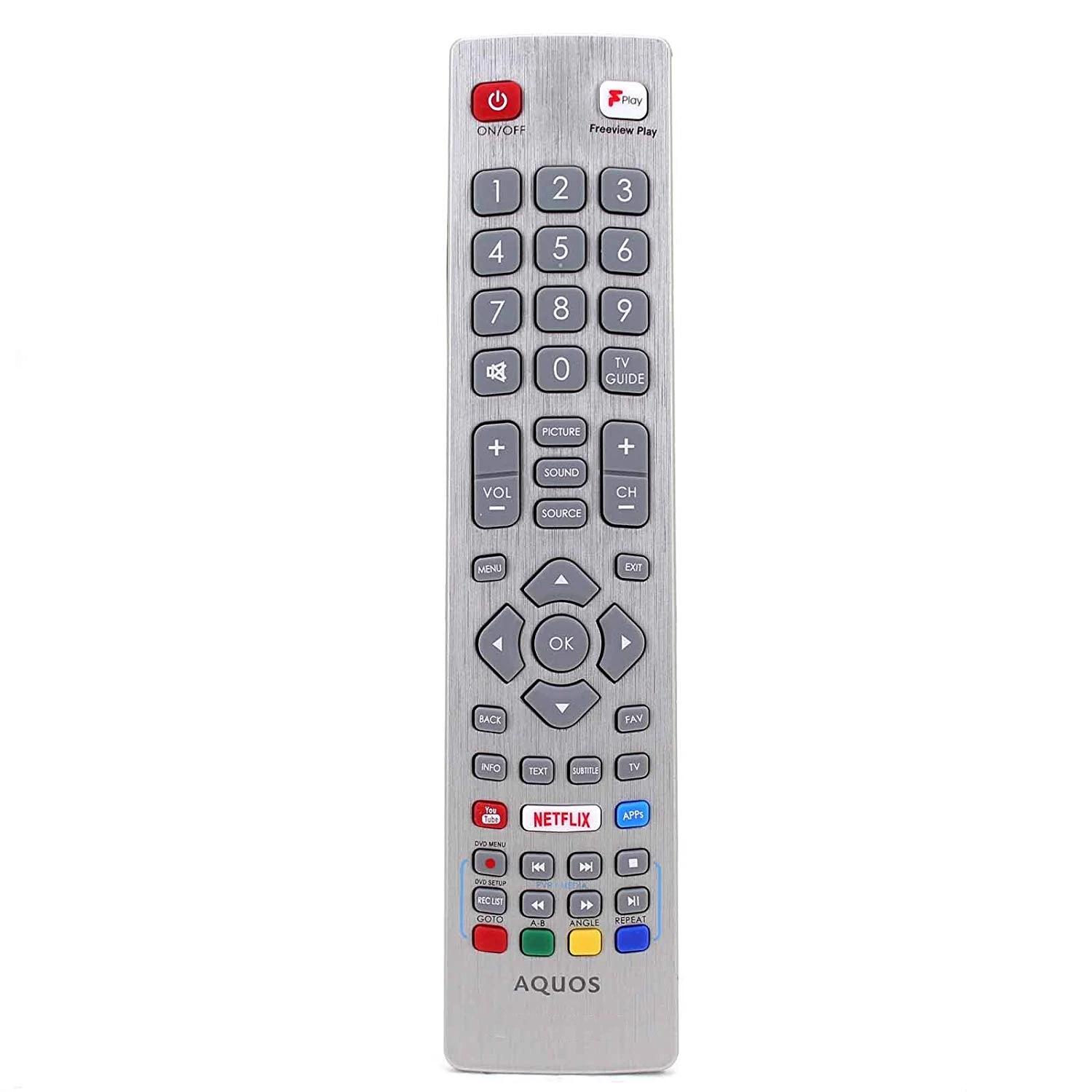 

2020 new Original IR Remote Control For Shar Aquos 3D Smart TV google Play Youtube Netflix APPs SHWRMC0115have stock free sample, Black