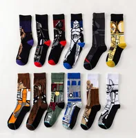 

Men's cartoon stockings male socks personality style breathable shape anti-friction socks